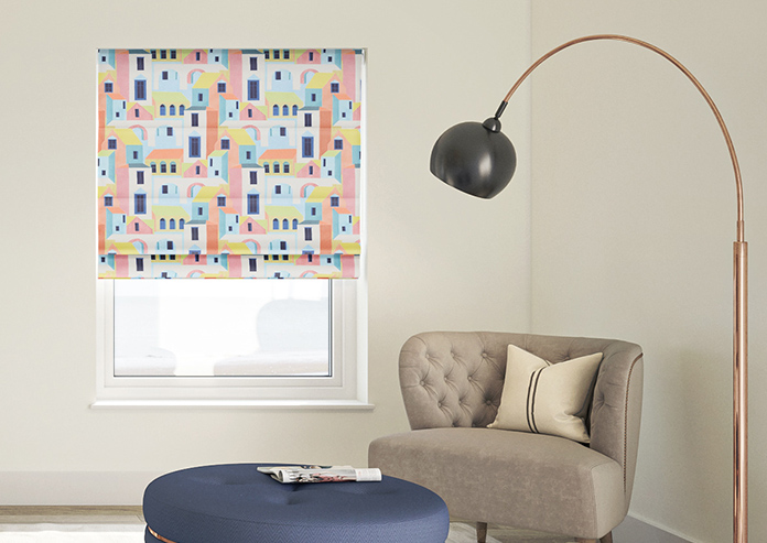 Santiago, Zambra - Motorised Roman Blind - Image 3